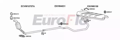 Система выпуска ОГ EuroFlo VWGOLP19D 1001B